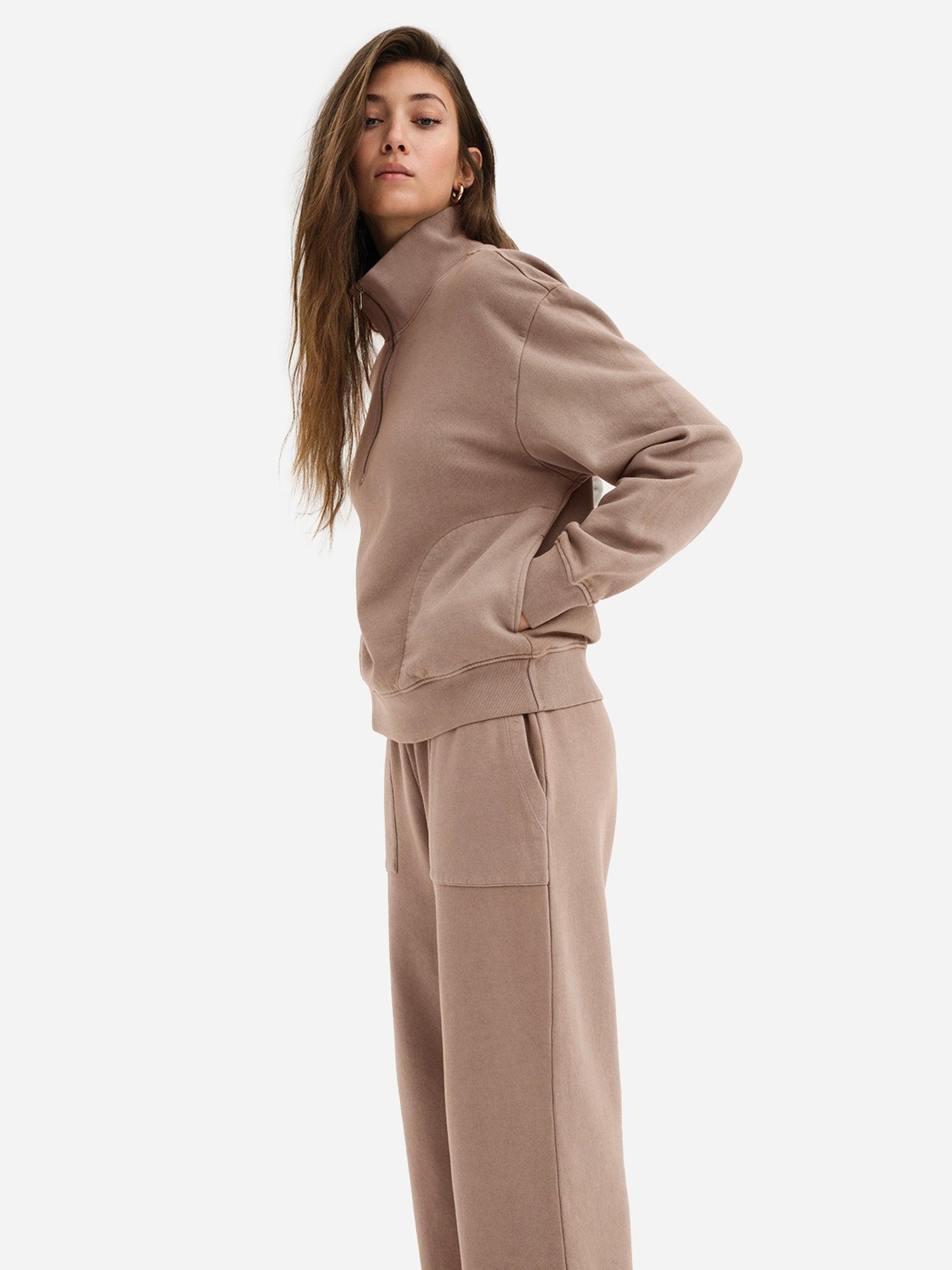 Organic Fleece Wide Leg Pant Female Product Image