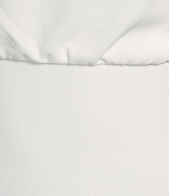 Belle by Badgley Mischka Naomi Stretch Crepe 3/4 Sleeve High Neck Maxi Dress Product Image