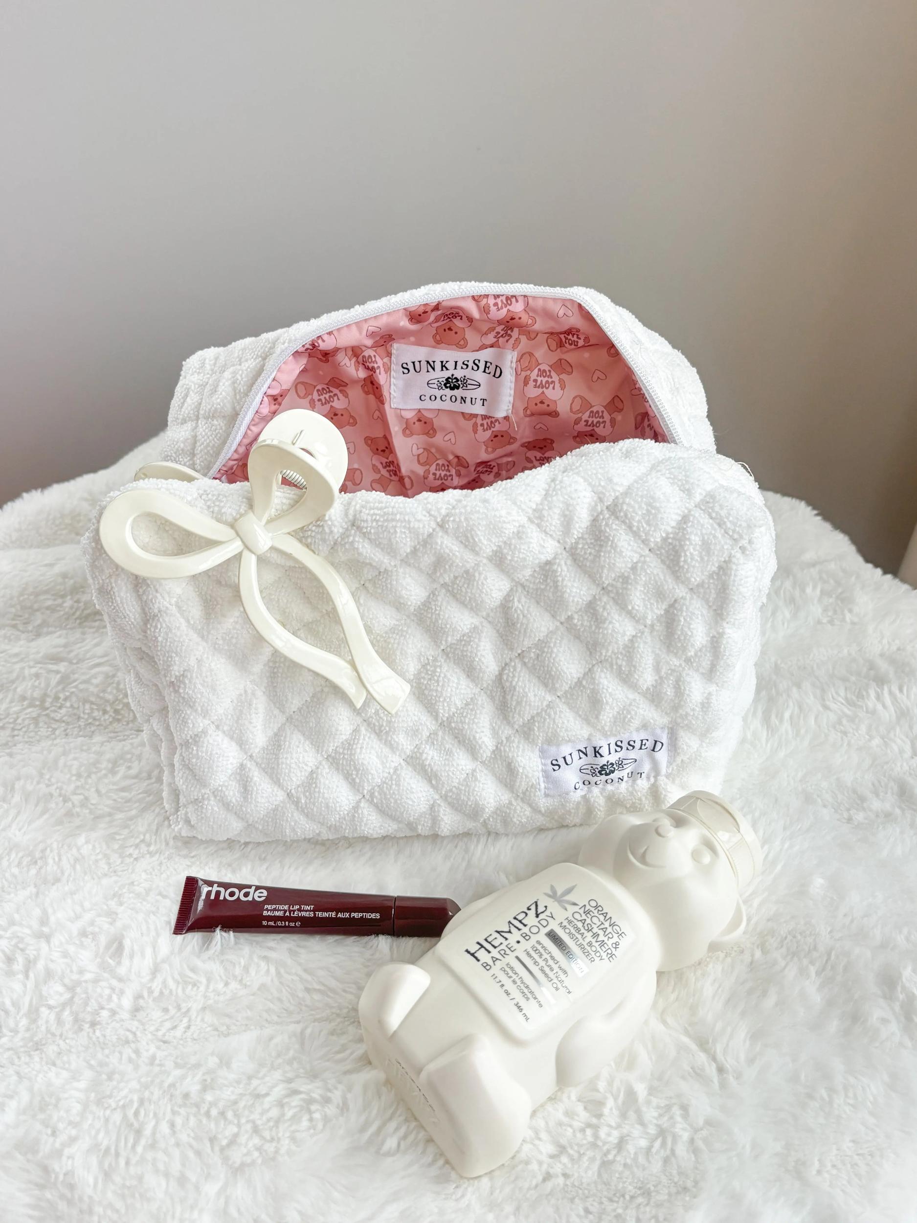 Large Teddy Bear Quilted Handmade Travel Bag Product Image