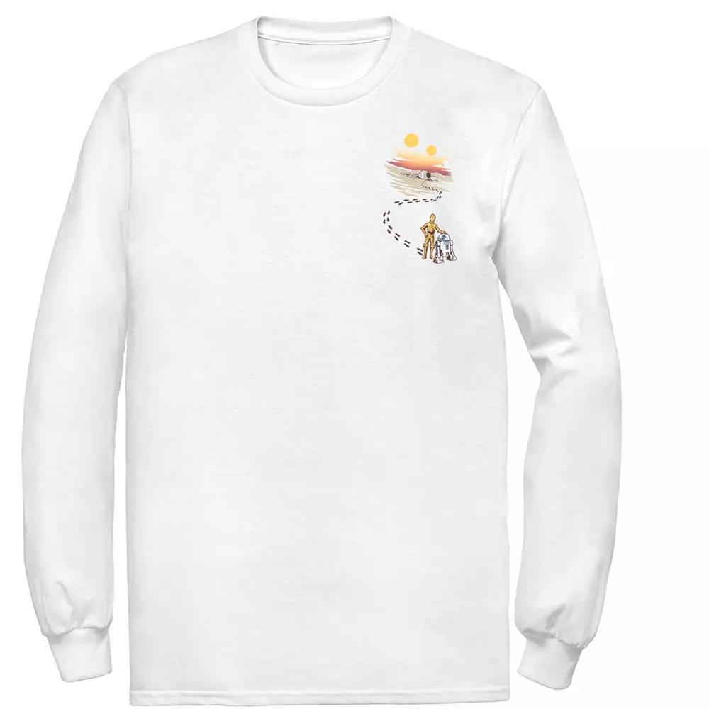 Men's Star Wars Droid Dessert Footprints Pocket Tee,  Product Image