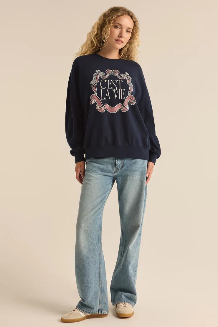 La Vie Sunday Sweatshirt Product Image