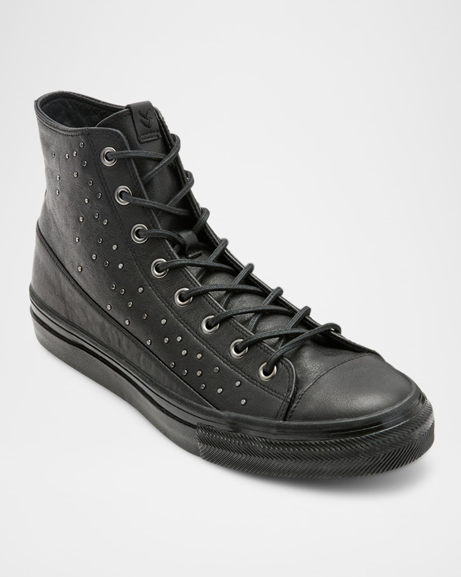 Men's Vulc Studded Leather Mid-Top Sneakers  Product Image