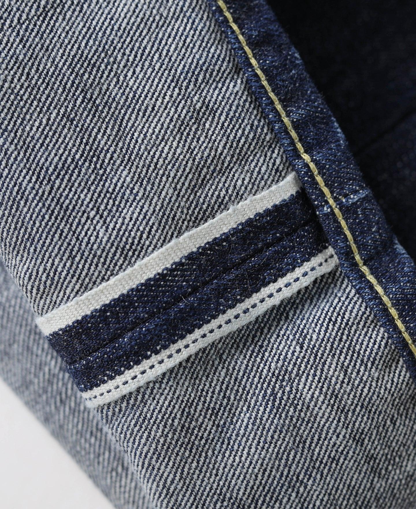 WWII Simplified Model Cowboy Selvedge Denim Jeans Product Image