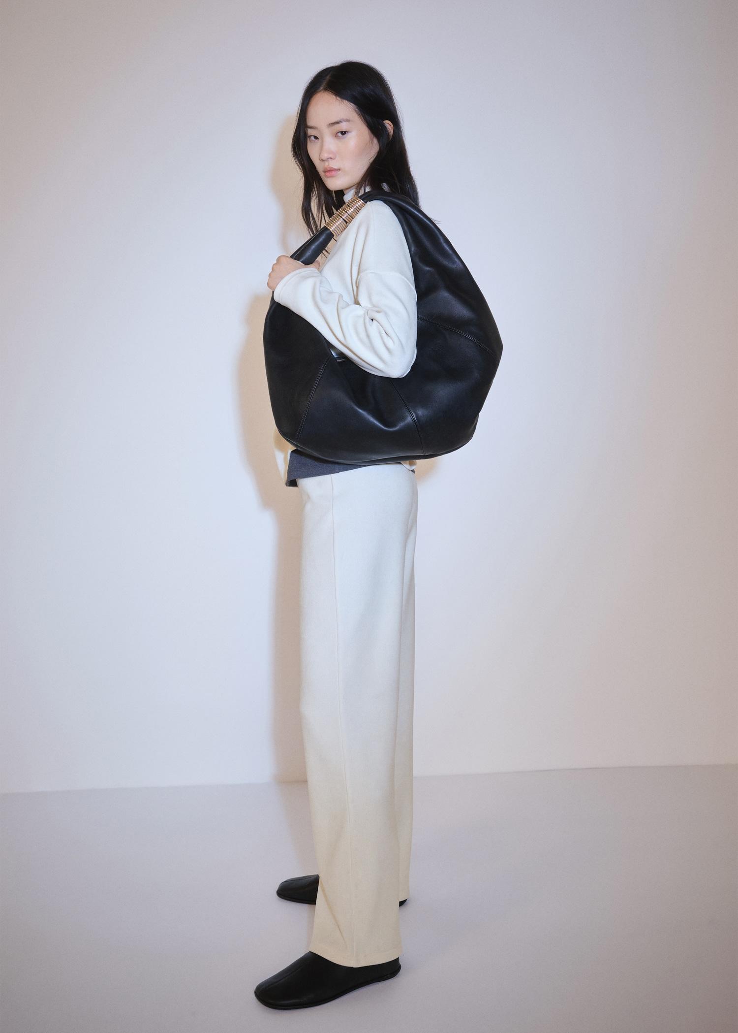 Corduroy straight pants - Women | MANGO USA Product Image