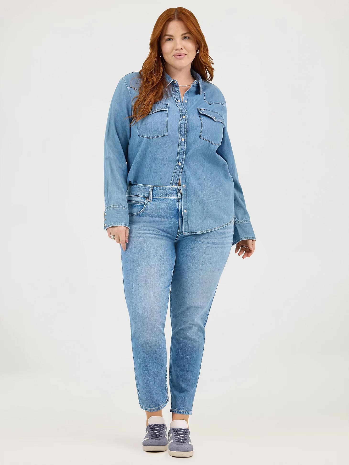 Women's Legendary Straight Crop (Plus) | Women's Capris & Crops | Lee® Product Image