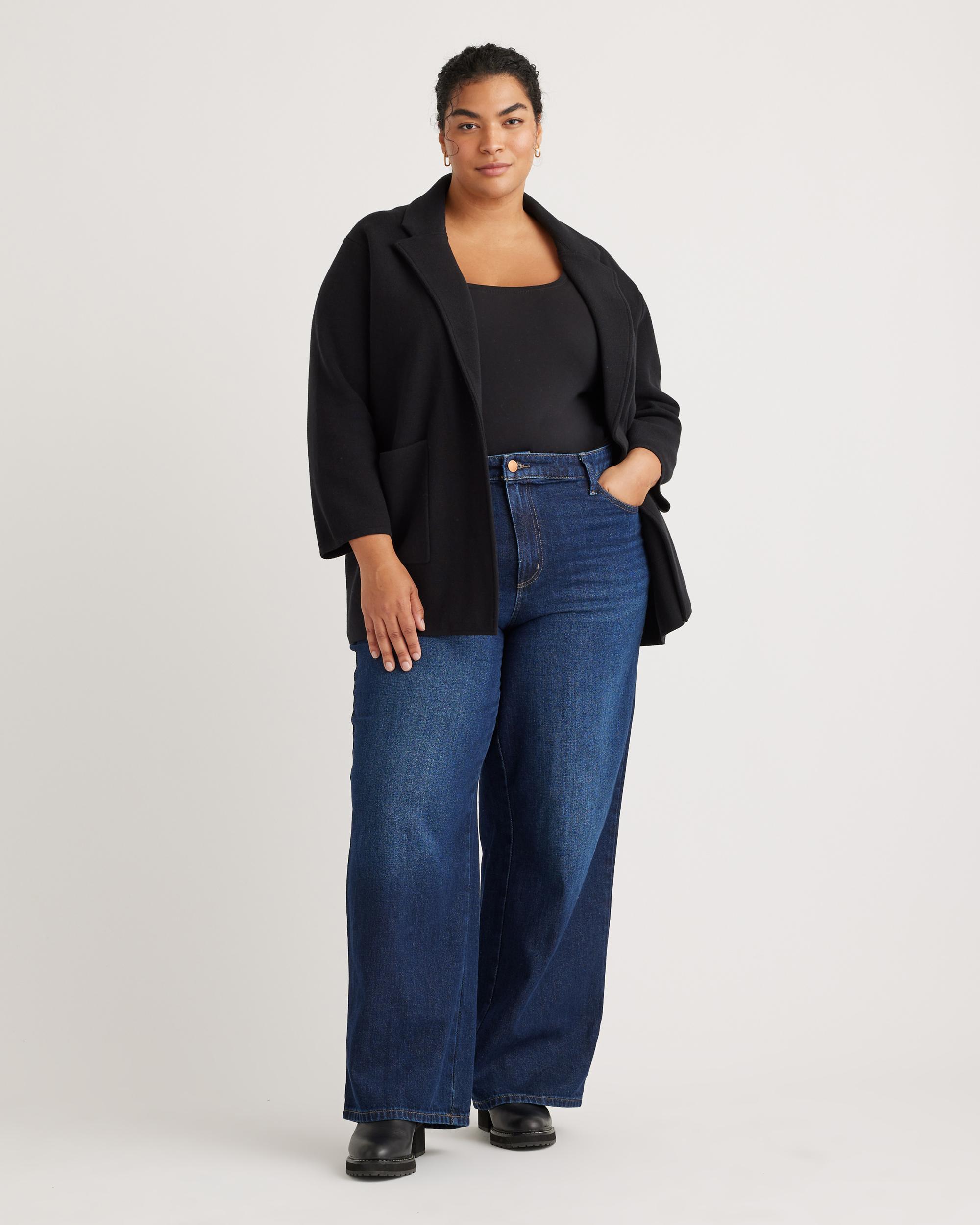 Quince | Women's Knit Blazer Organic Cotton Product Image