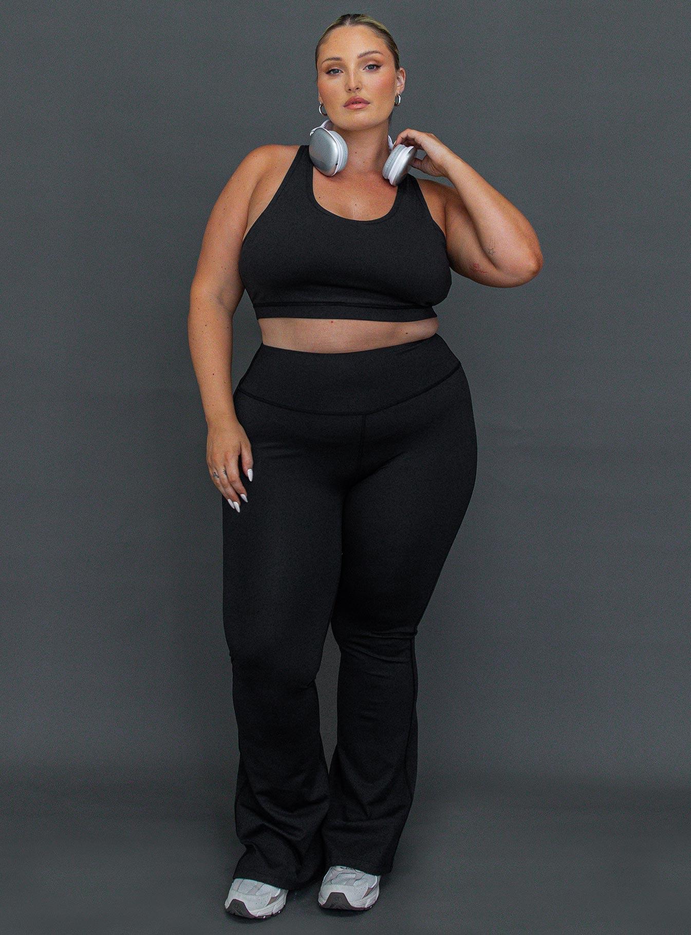 Integrity Activewear Yoga Pants Black Curve Product Image