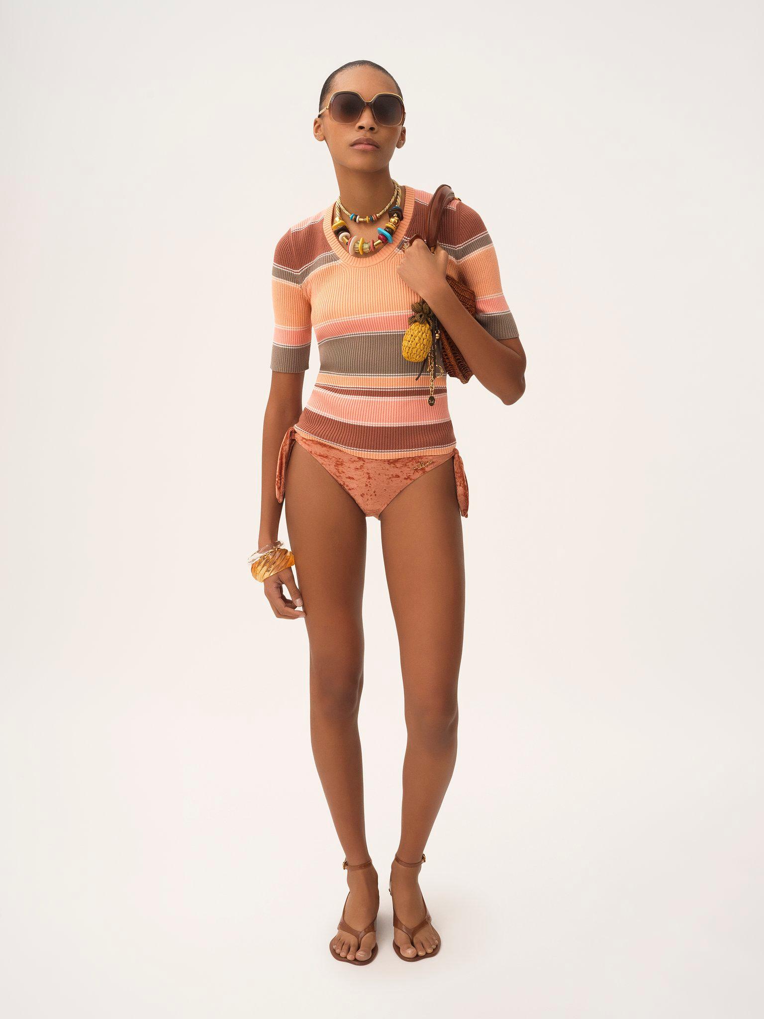 Metal-detail bikini top Product Image