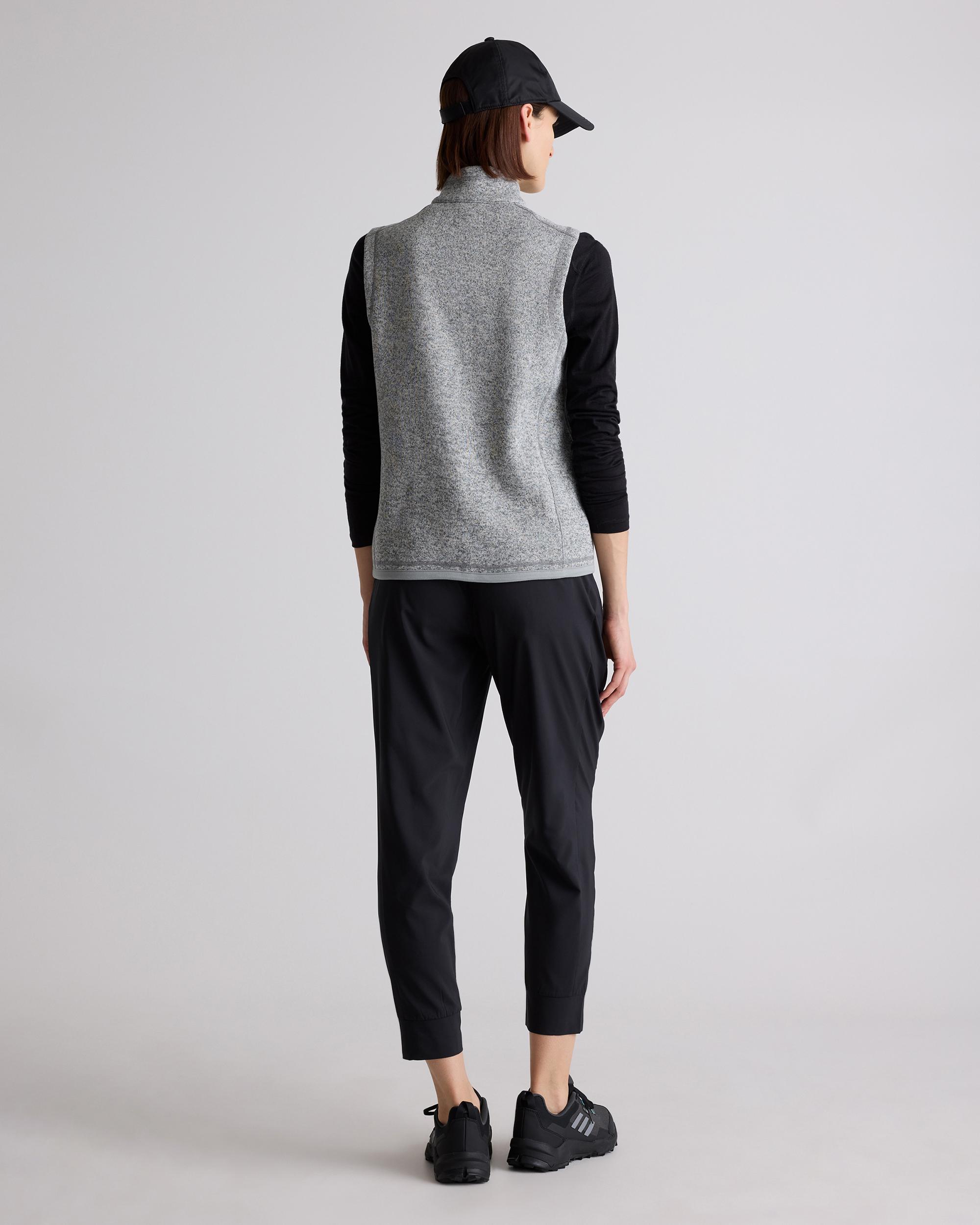 Quince | Women's Sweater-Knit Fleece Full-Zip Vest Recycled Polyester Product Image