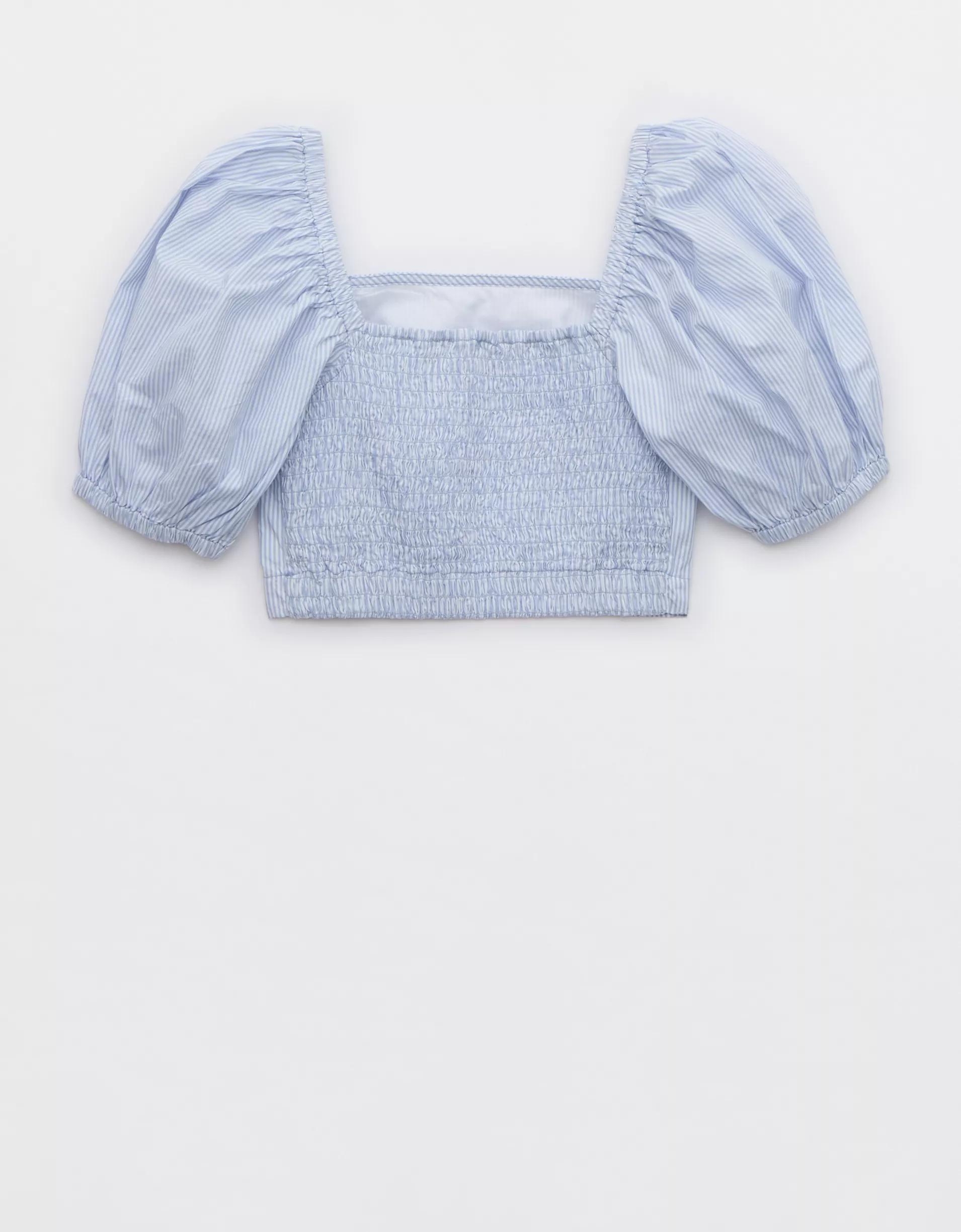 Aerie Puff Sleeve Square Neck Top Product Image