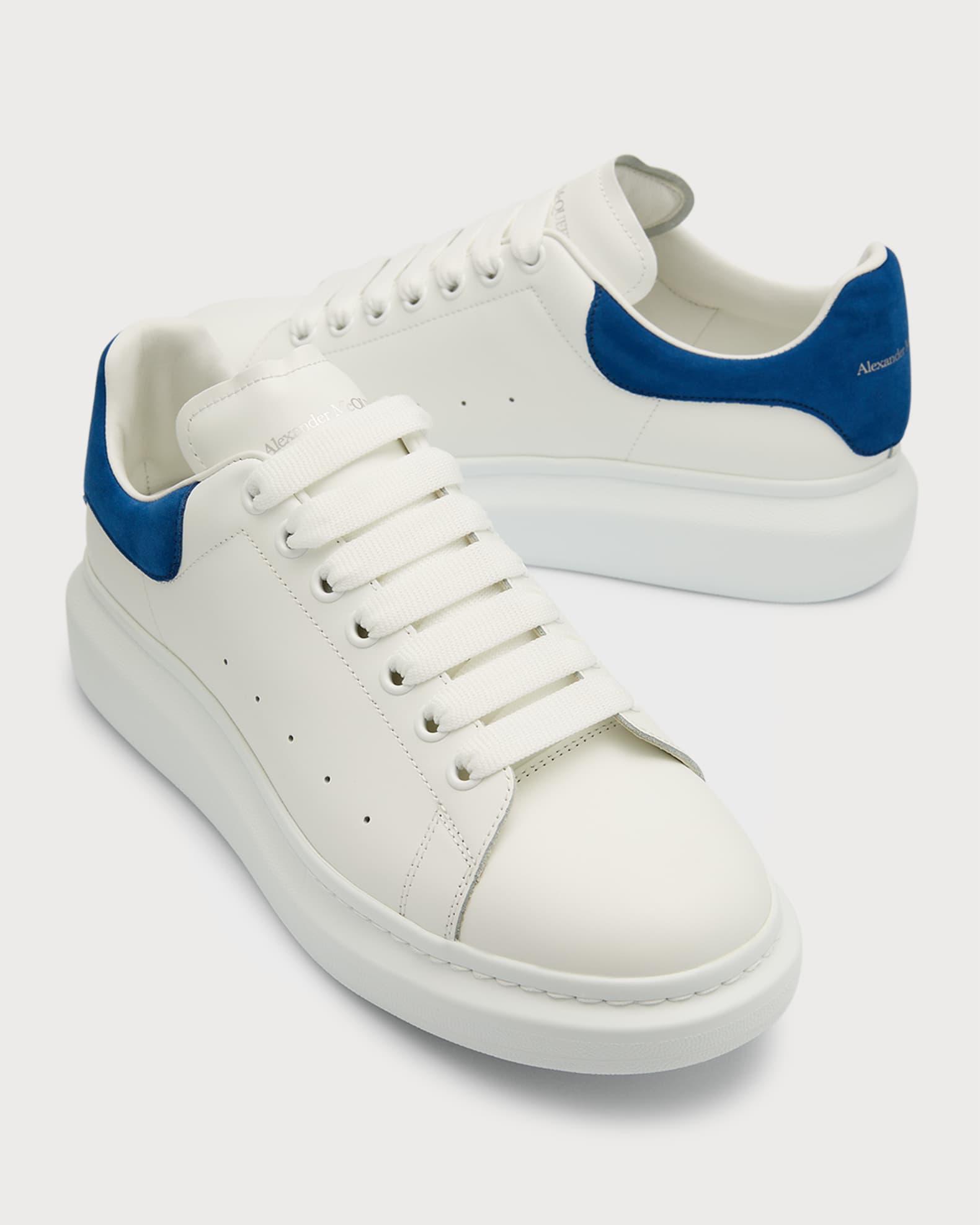 Mens Oversized Leather Platform Sneakers Product Image