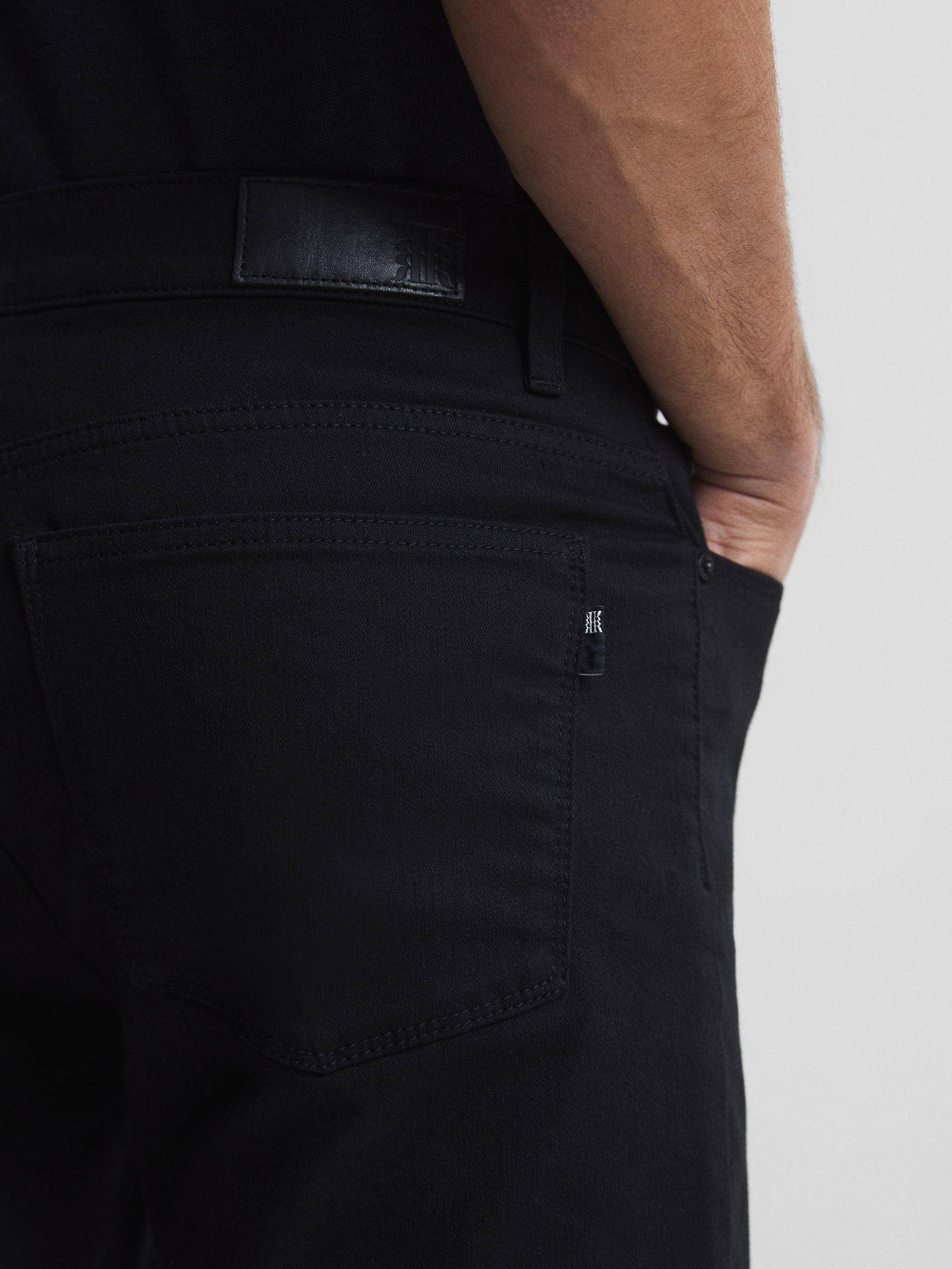 Slim Fit Jeans in Black Product Image
