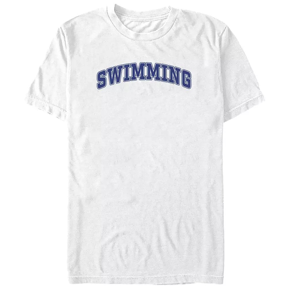 Big & Tall Swimming Graphic Tee, Men's,  Product Image