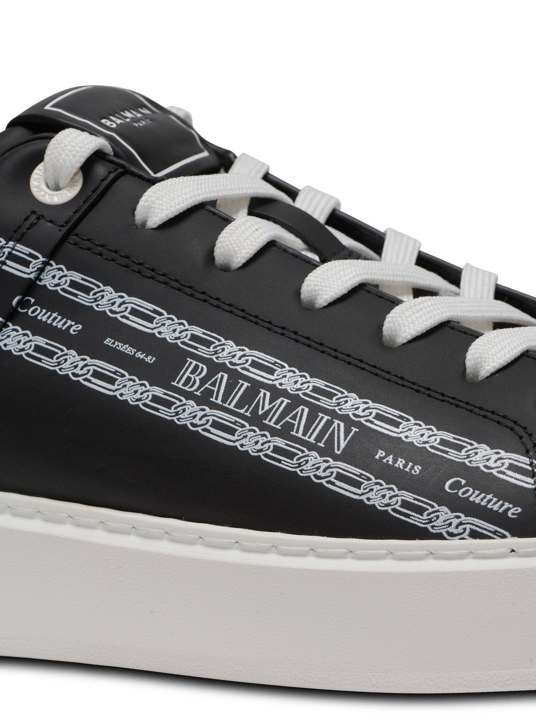 B-Court printed calfskin trainers Product Image