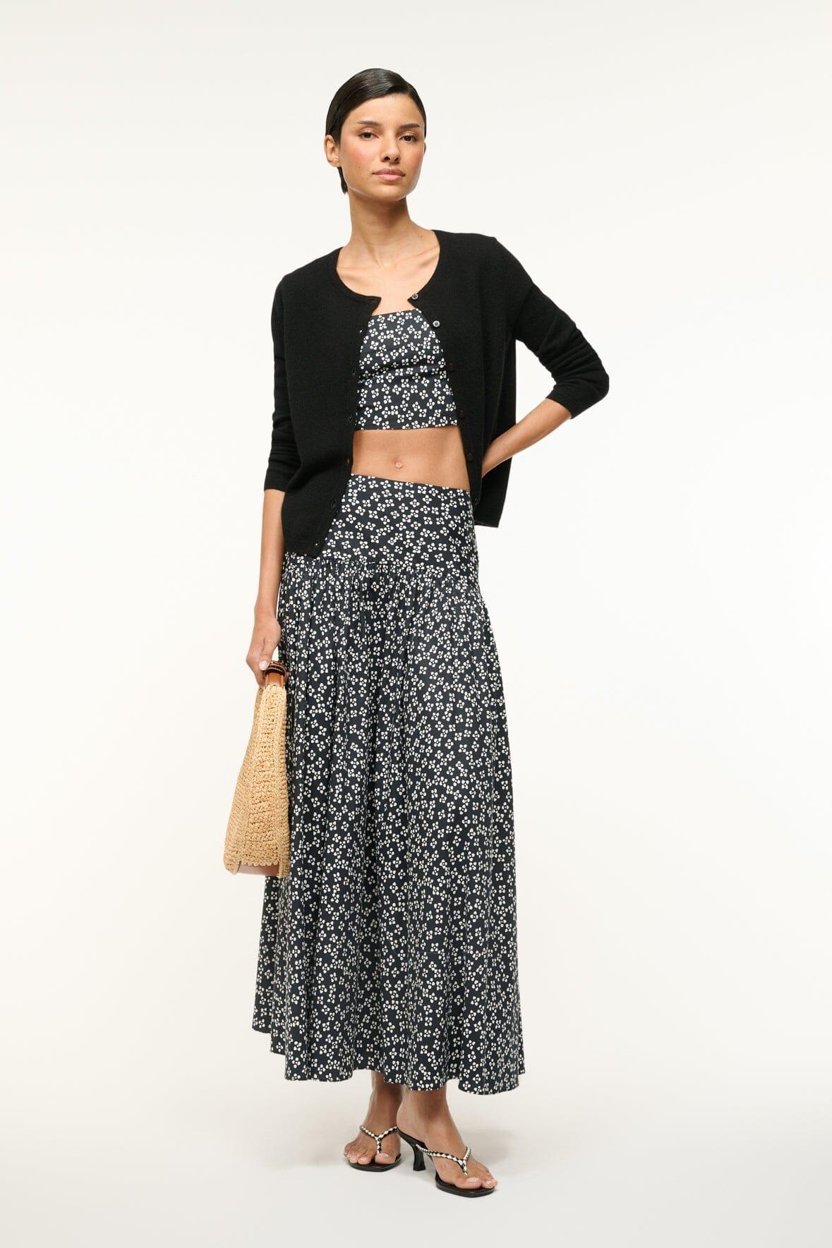 FEDERICO TANK | BLACK WOODBLOCK FLORAL Product Image