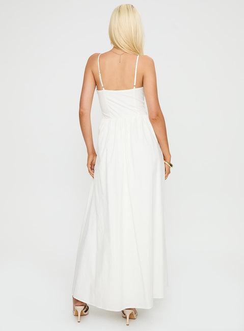 Ceremonious Maxi Dress White Product Image