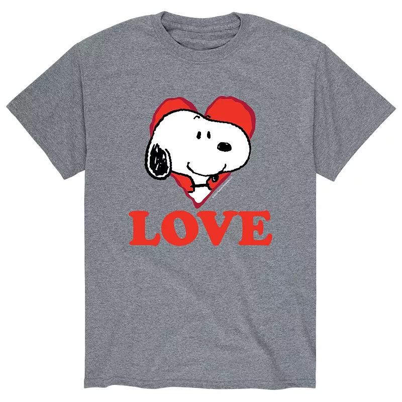 Men's Peanuts I Love Snoopy Tee,  Product Image