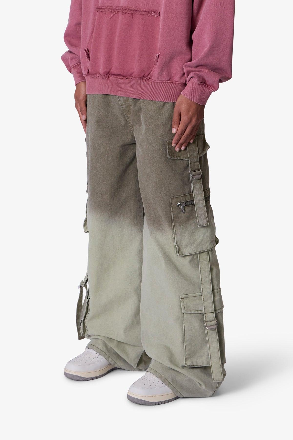 Ombre Grime Cargo Pants - Olive Product Image