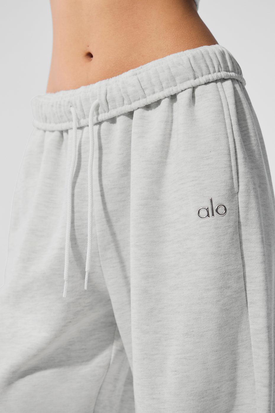 Accolade Straight Leg Sweatpant - White Heather Female Product Image