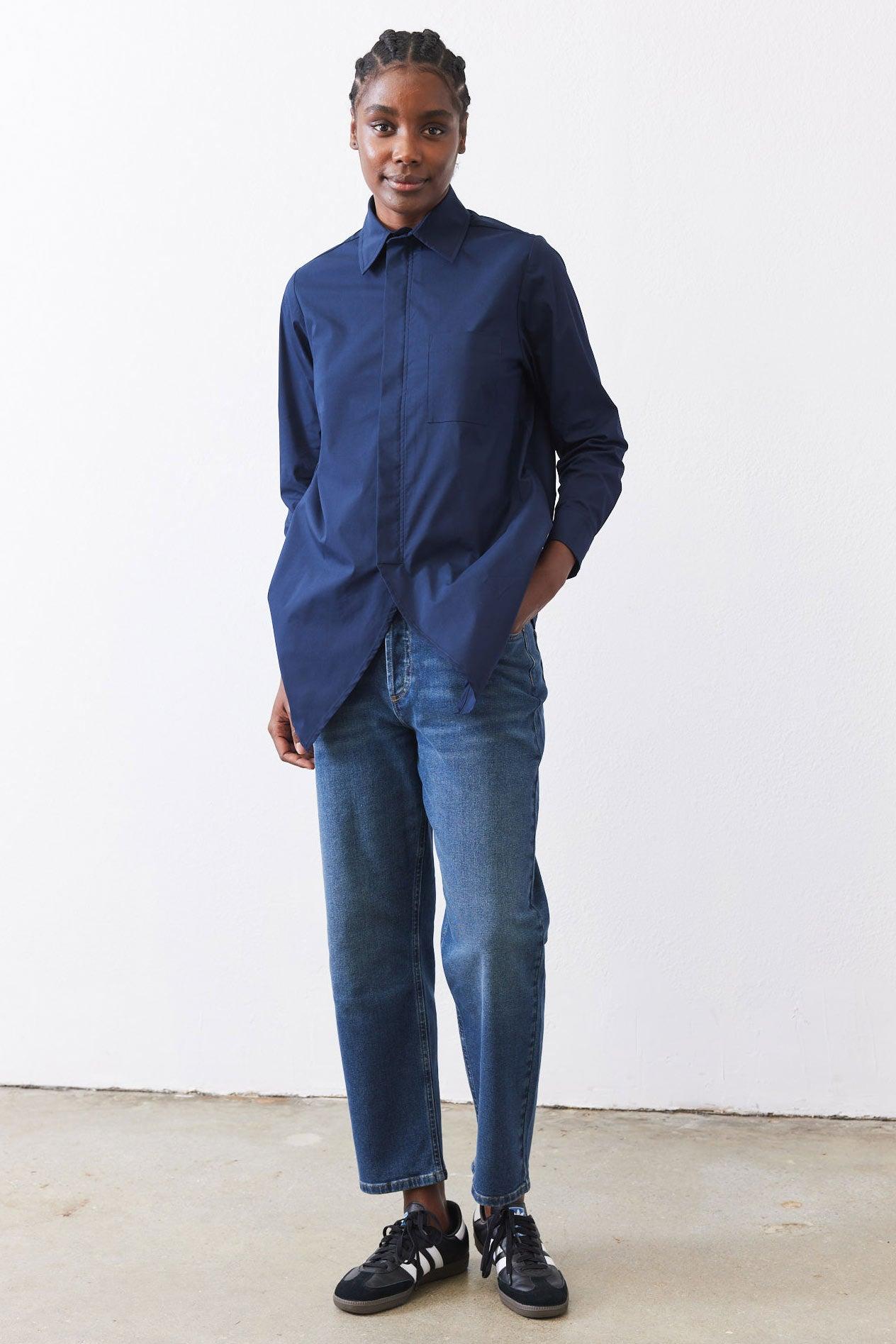 The Crop Mid-Rise Straight Jeans Product Image