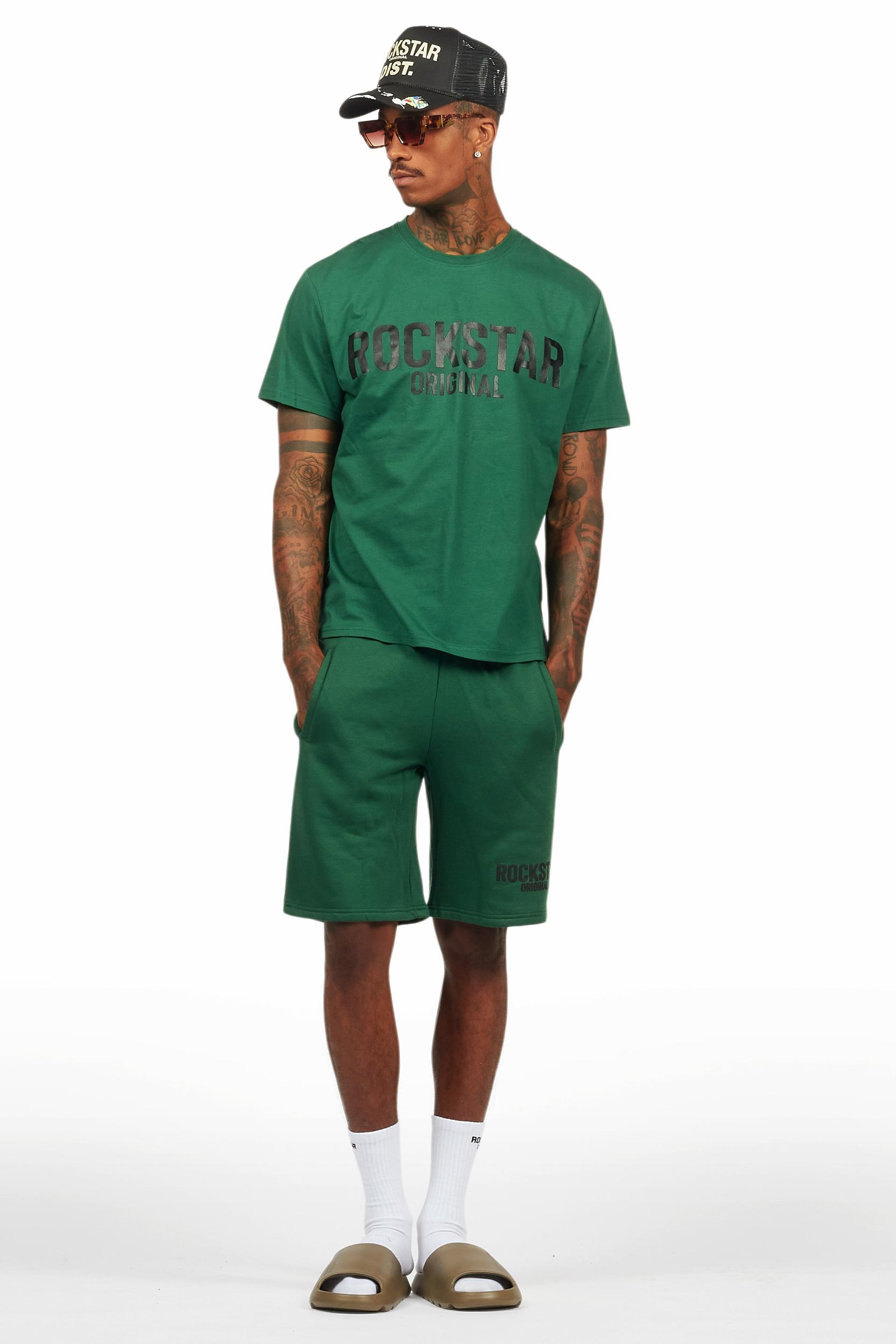 Sana Green/Black Short Set Male Product Image