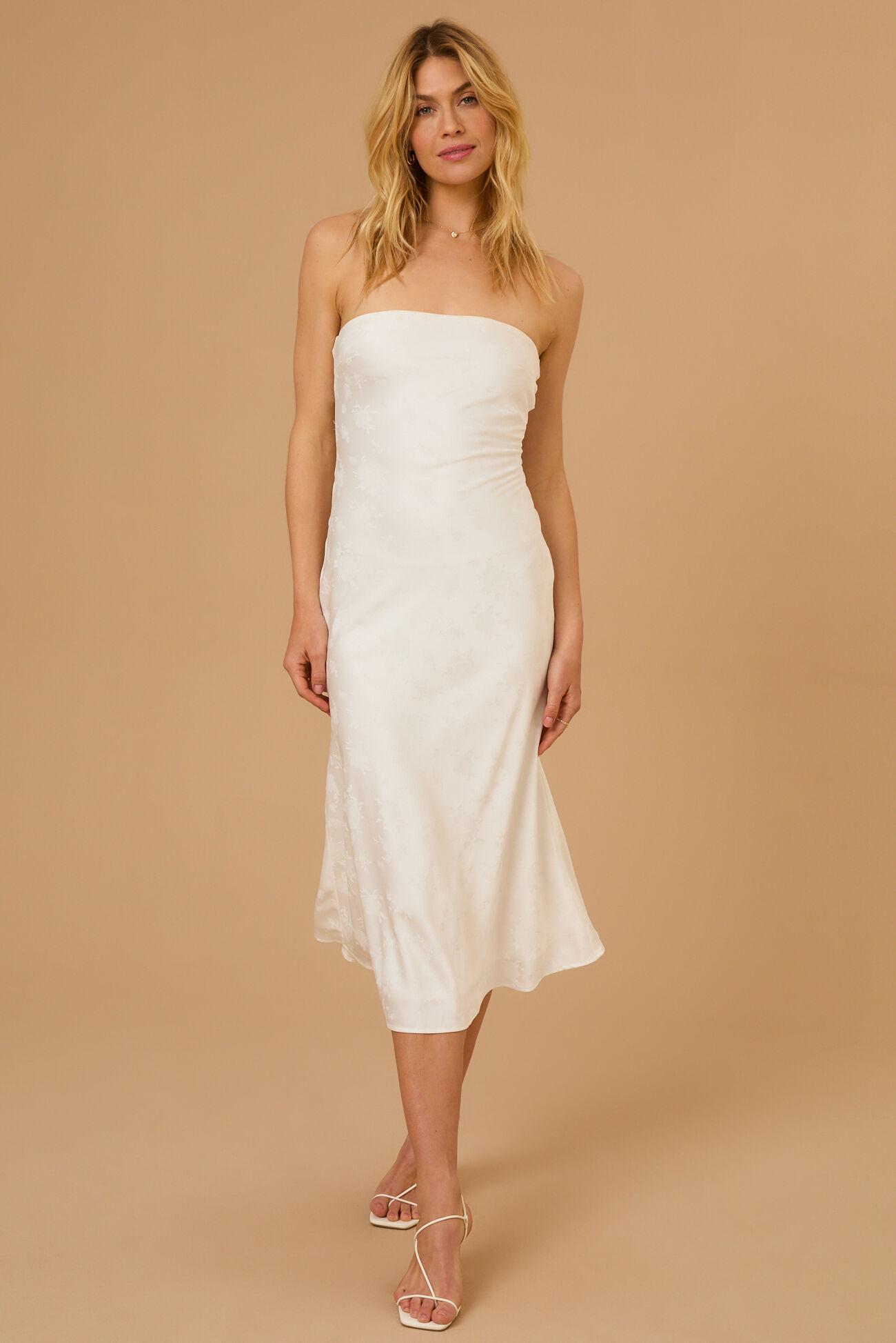 Piper Satin Midi Dress Product Image