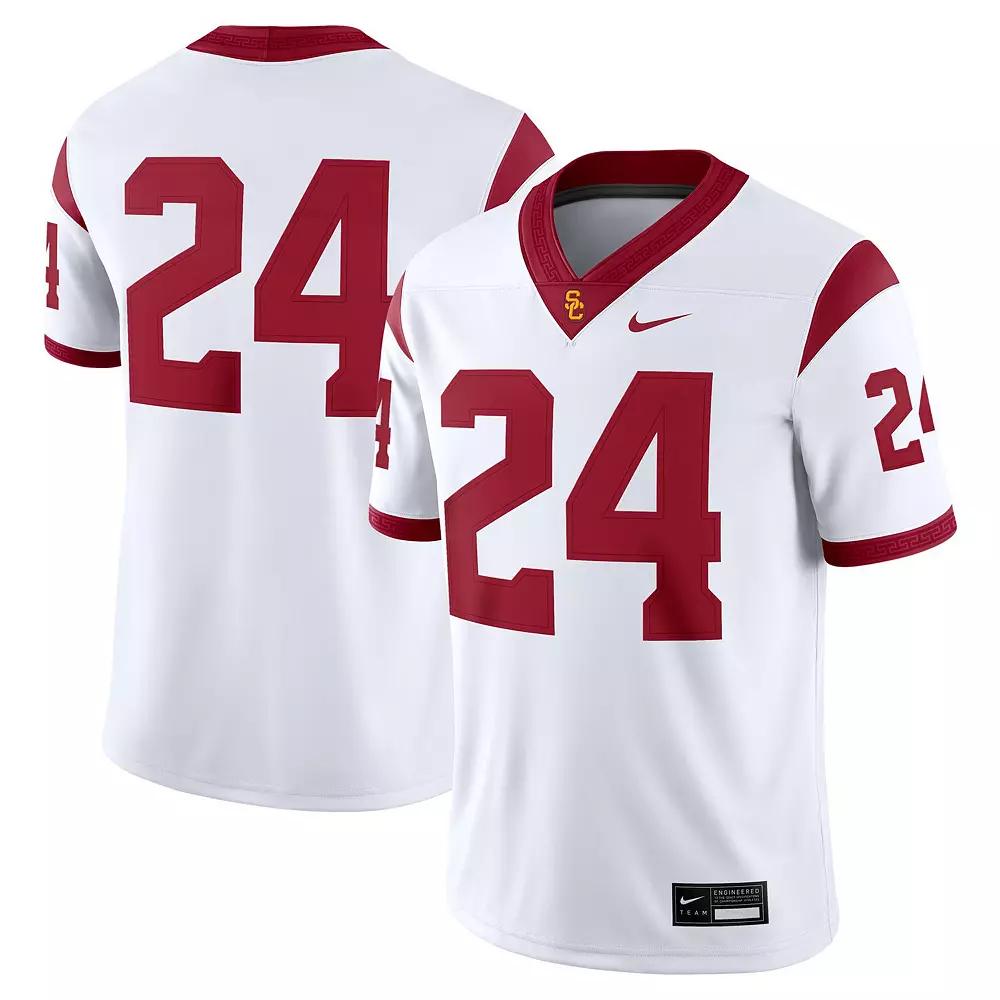 Men's Nike #24 White USC Trojans Game Jersey, Size: Small Product Image