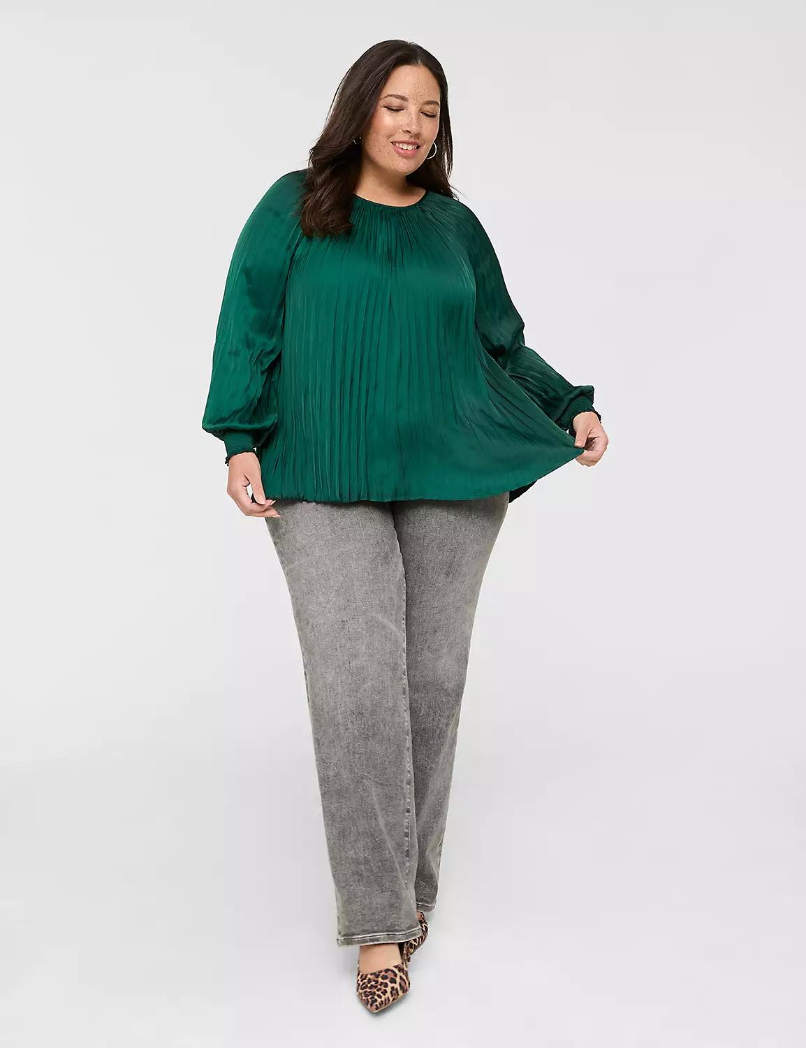 Swing Pleated Blouse Product Image