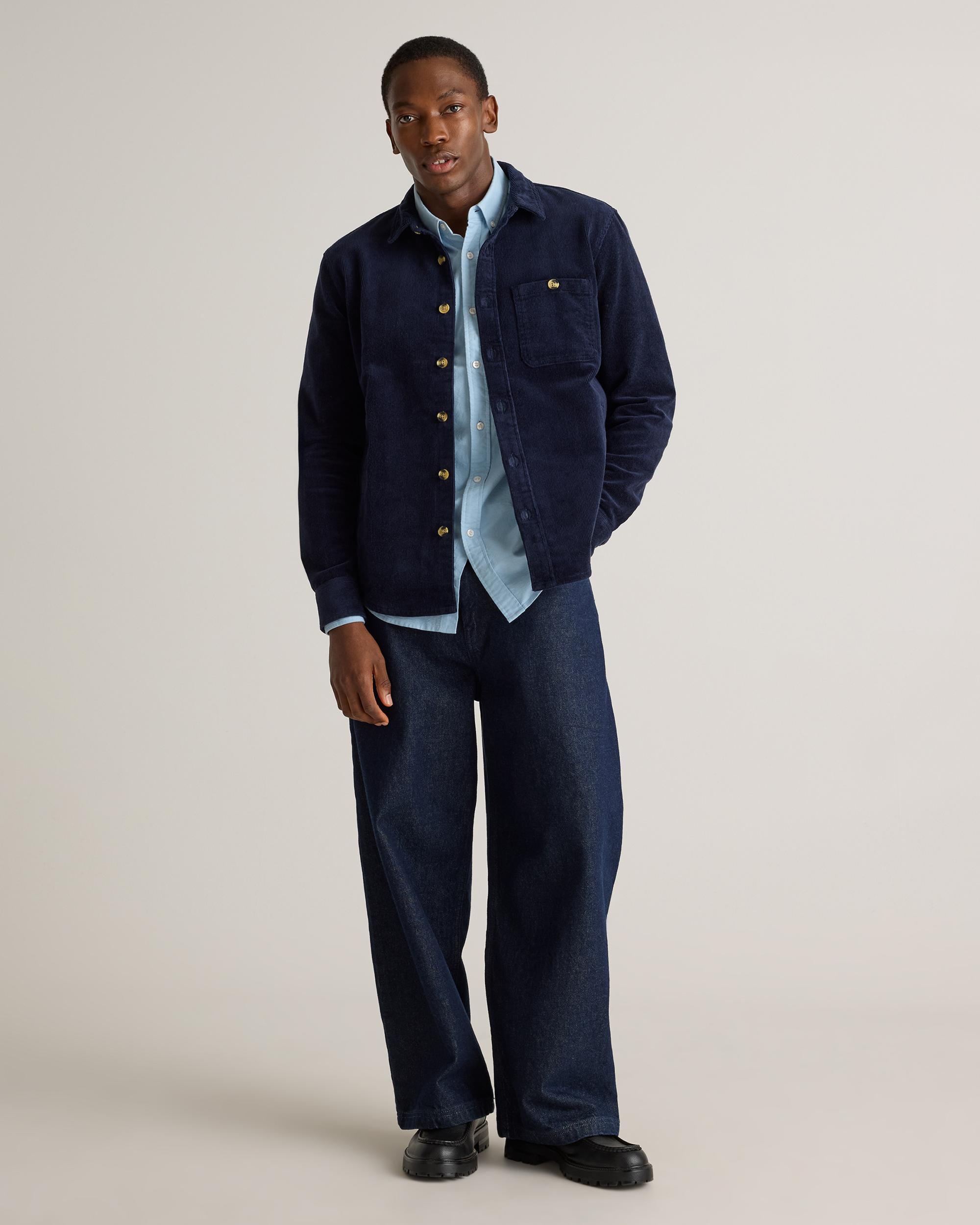 Quince | Men's Organic Stretch Corduroy Overshirt Organic Cotton Product Image