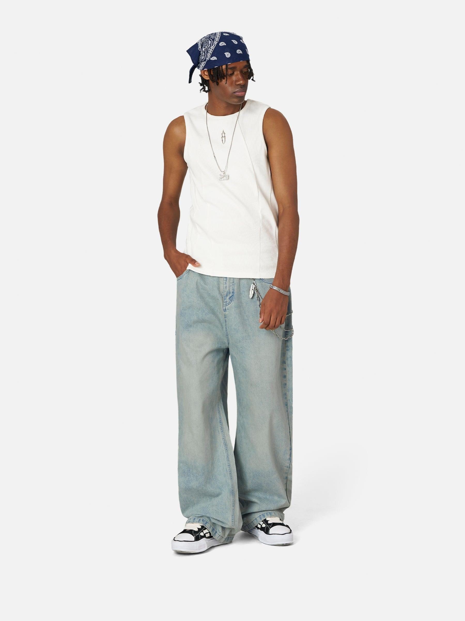 Aelfric Eden Baggy Basic Jeans Product Image