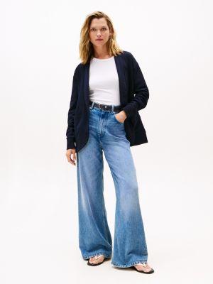 Shawl-Collar Sweatshirt Cardigan Product Image