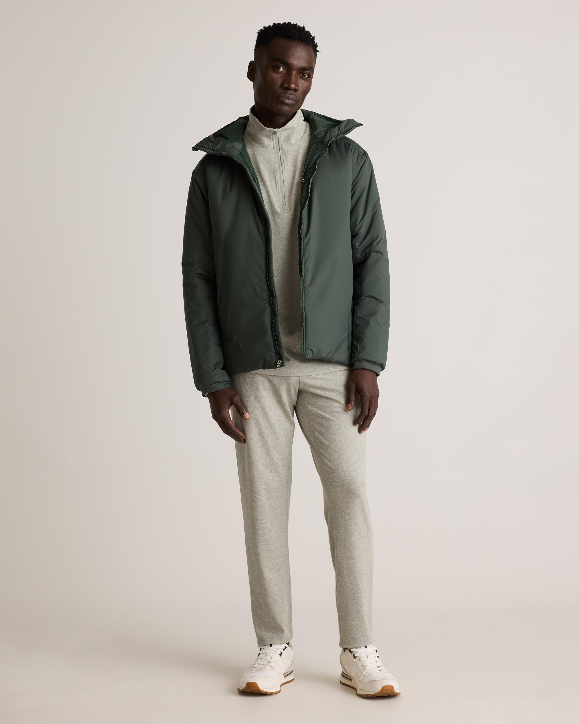 Quince | Men's Hybrid Insulated Heavyweight Hooded Jacket 100% Polyester Product Image