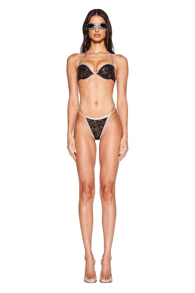 HONEY BIKINI BOTTOM - CLASSIC LEOPARD Product Image