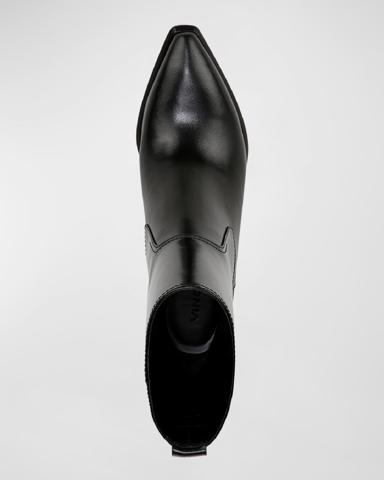 Arlington Western Leather Ankle Boots Product Image