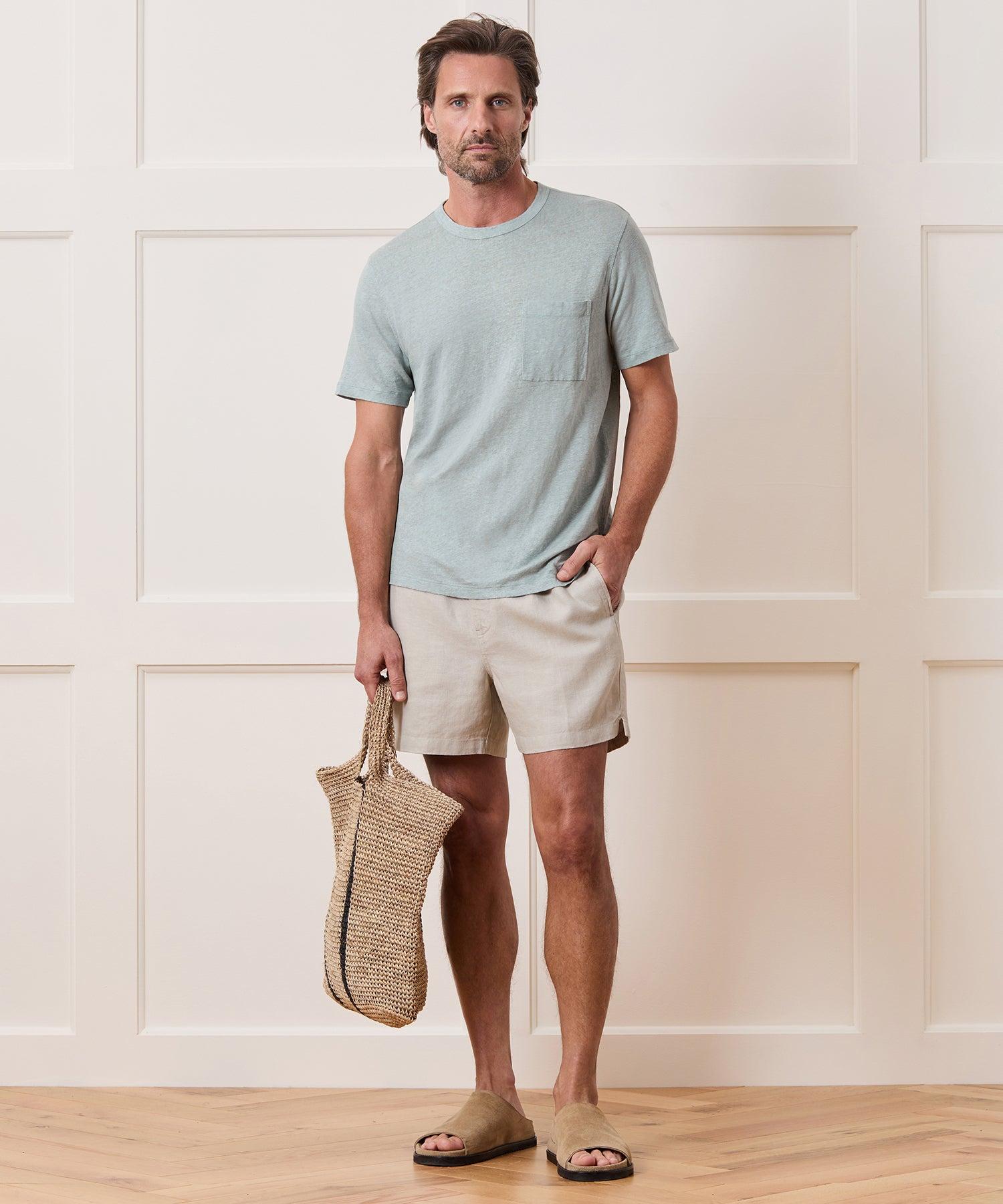 Linen Pocket Tee Product Image
