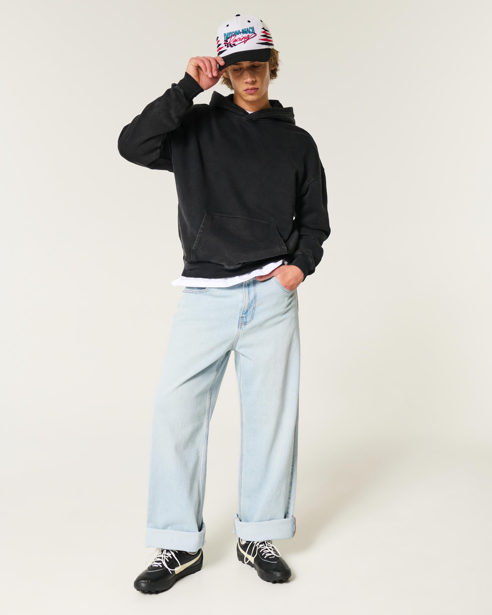 Boxy Washed Hoodie Product Image