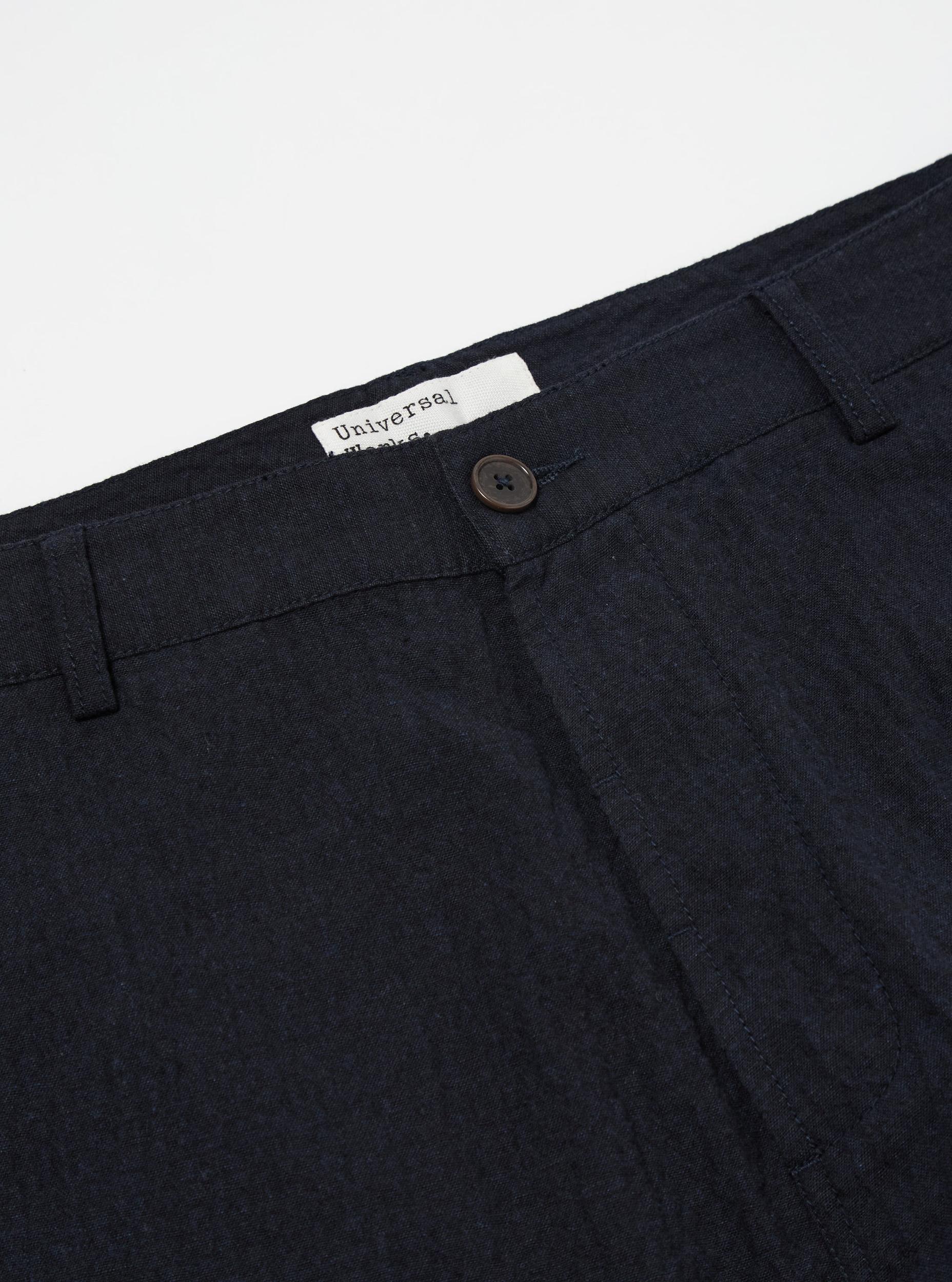 Dark Navy Ospina Cotton Military Chino Product Image