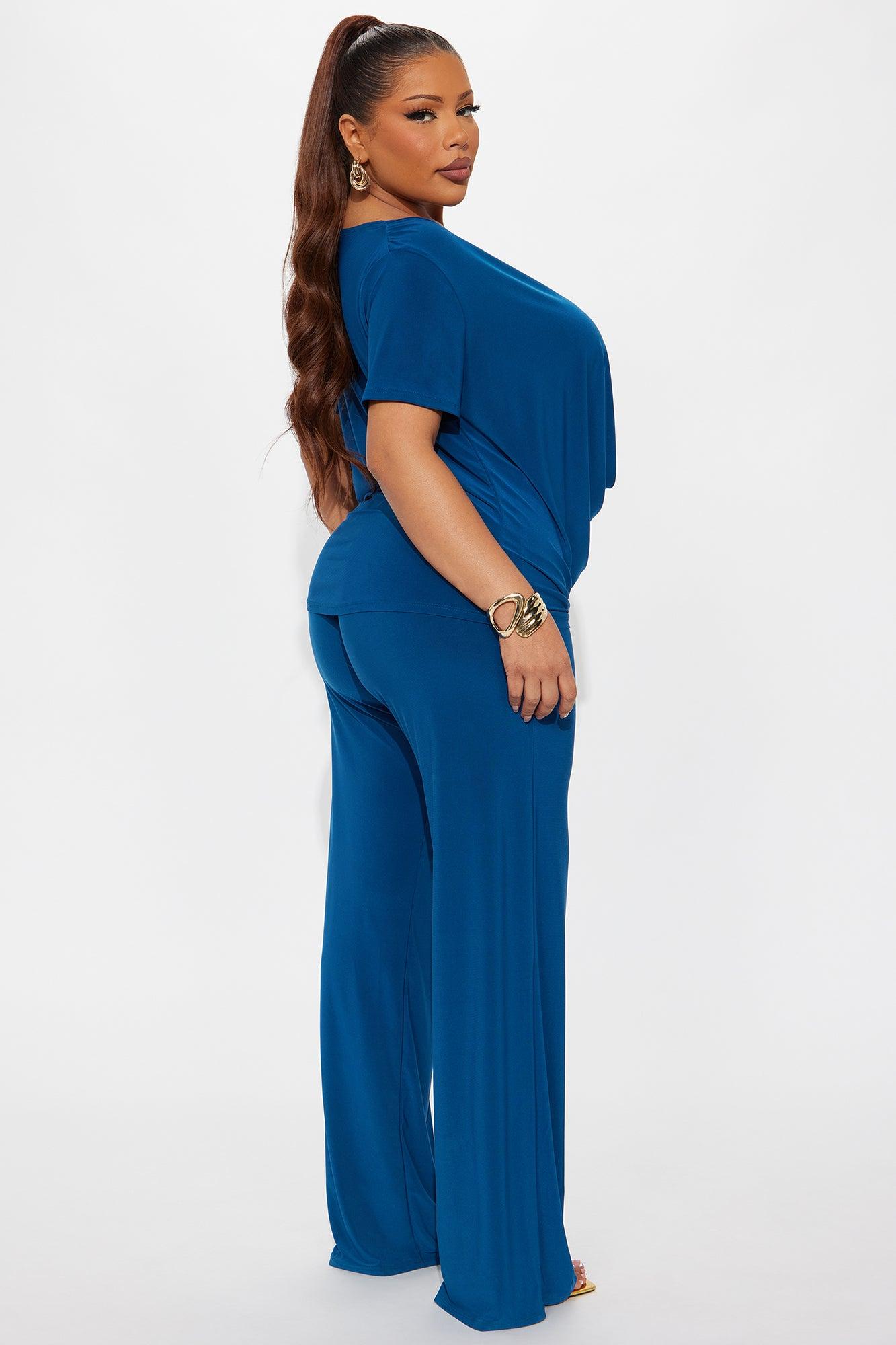 La Rosalinda Pant Set - Teal Female Product Image