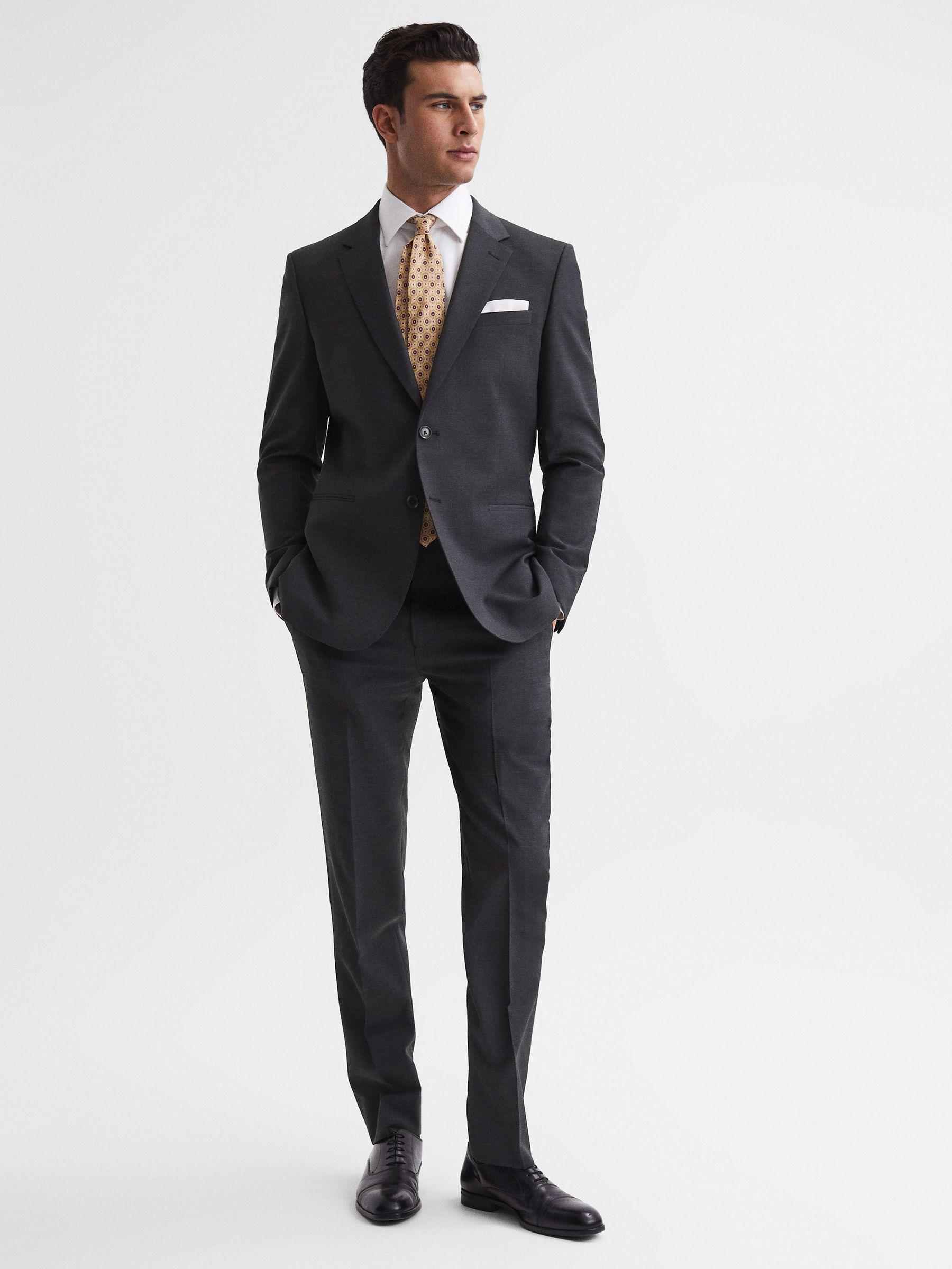 Modern Fit Travel Blazer in Charcoal Product Image