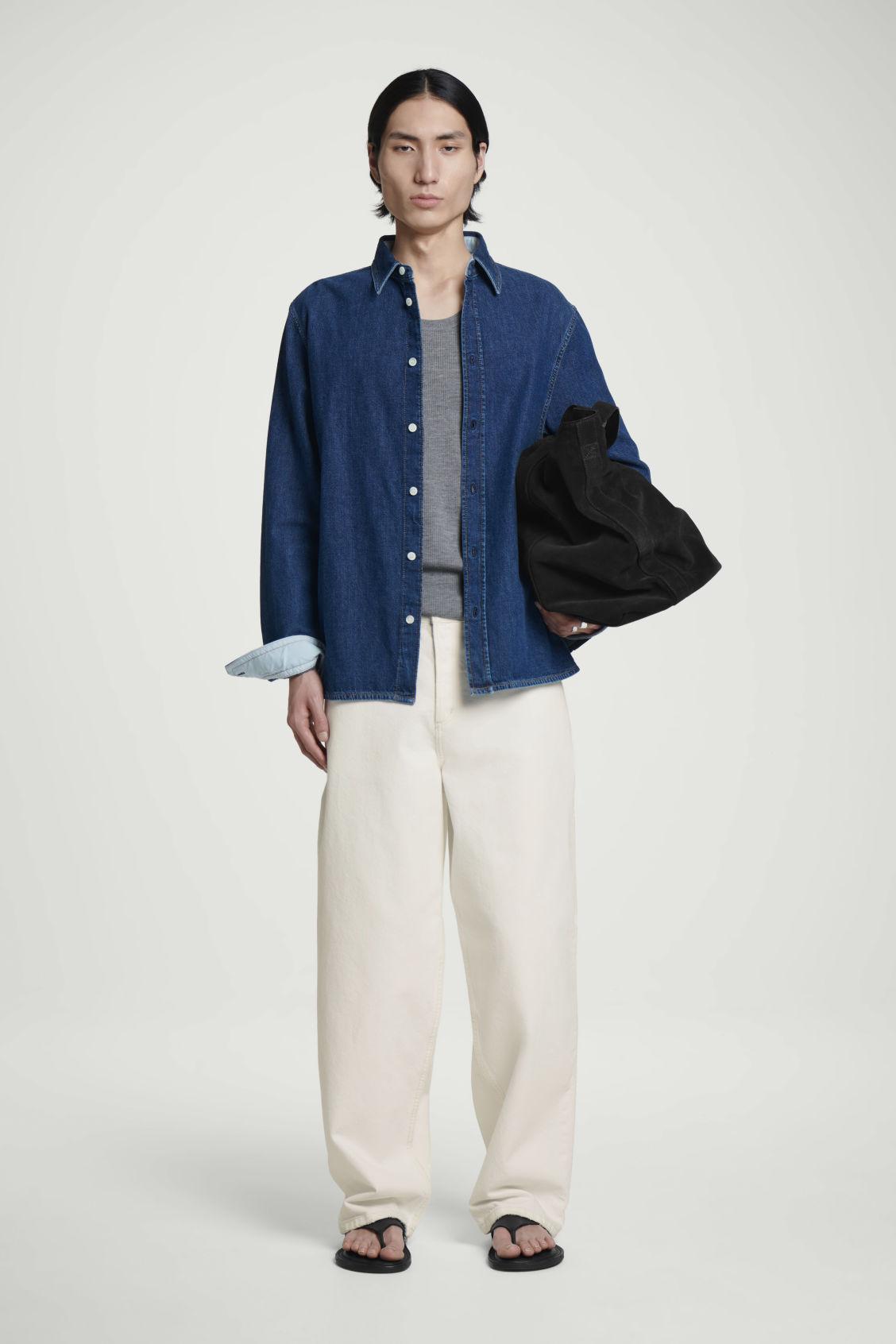RELAXED DENIM OVERSHIRT Product Image