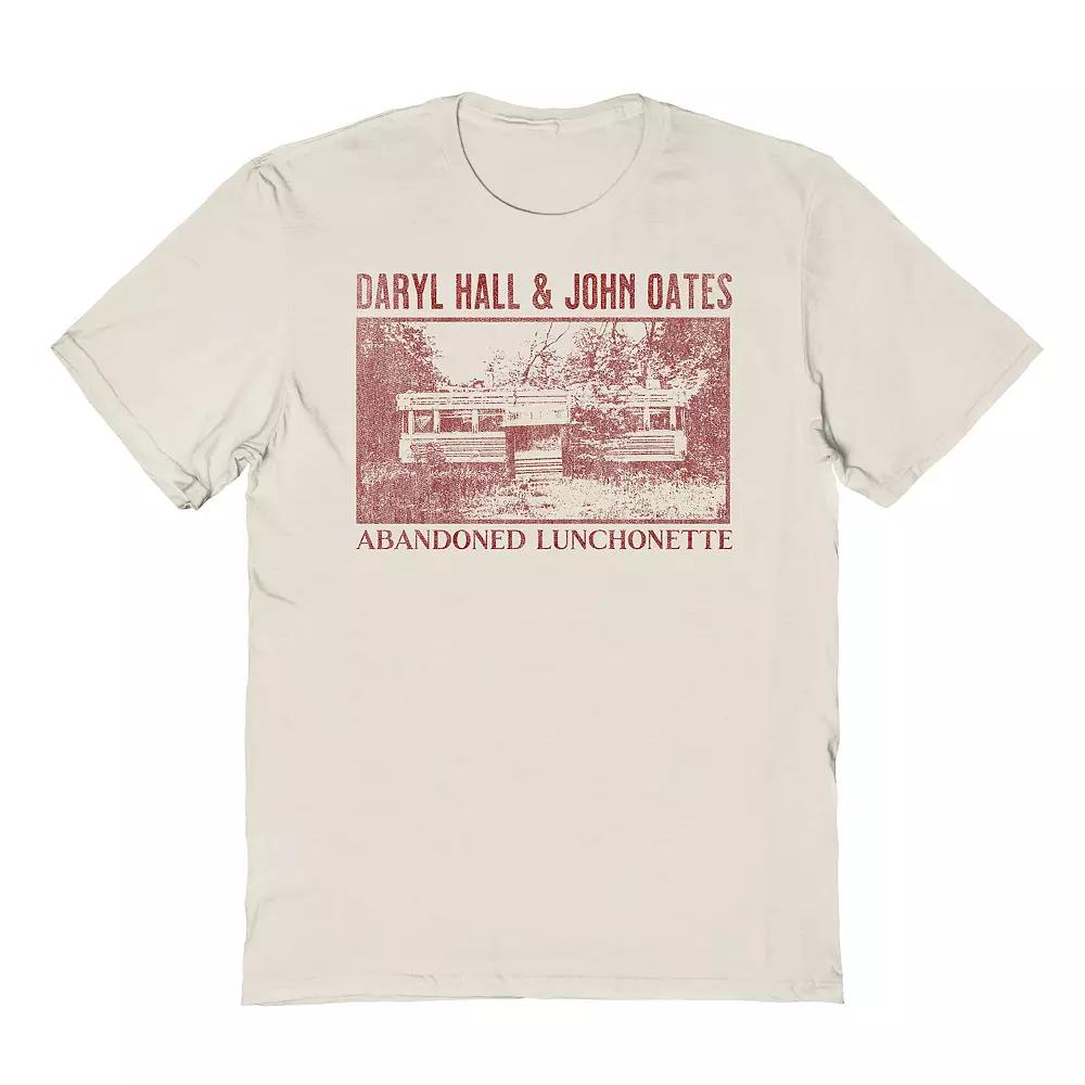 Men's Abandoned Lunchonette Red Graphic Tee, Size: Large, Natural Product Image