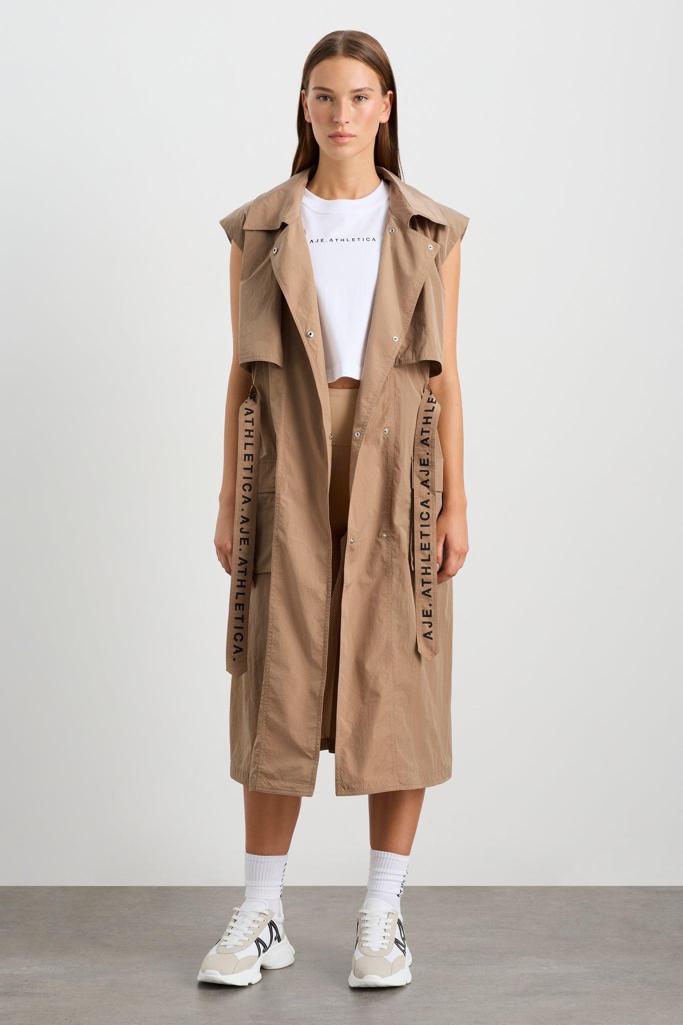 Longline Belted Vest 703 Product Image