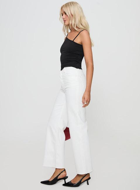 Fawcett Jeans White Product Image