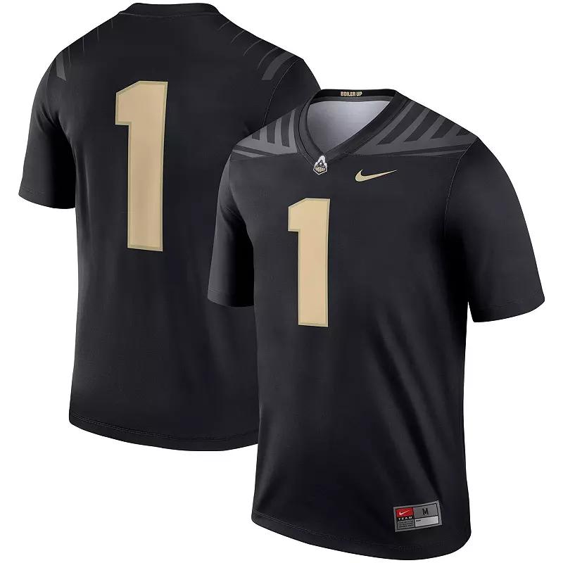 Men's Nike #1 Black Purdue Boilermakers Legend Jersey,  Product Image