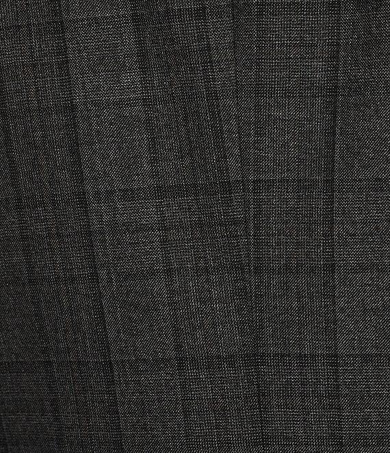 John Varvatos Slim Fit Flat Front Plaid Pattern 2-Piece Suit Product Image