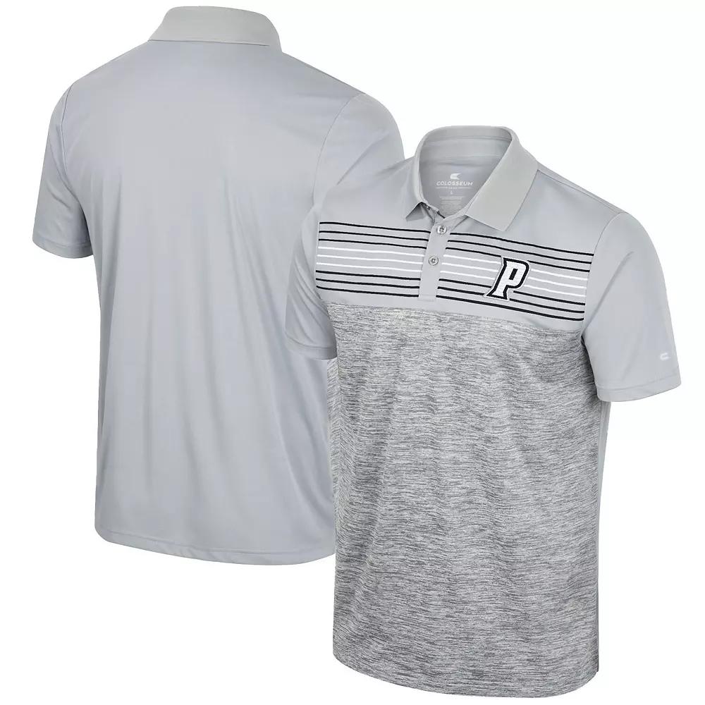 Mens Colosseum Gray Providence Friars Cybernetic Polo Product Image