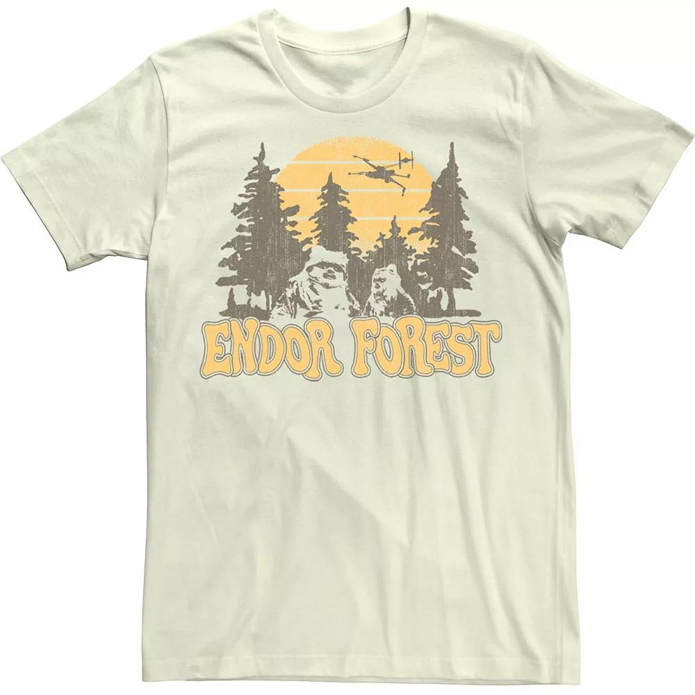 Men's Star Wars Ewoks Endor Forest Sunset Tee,  Product Image