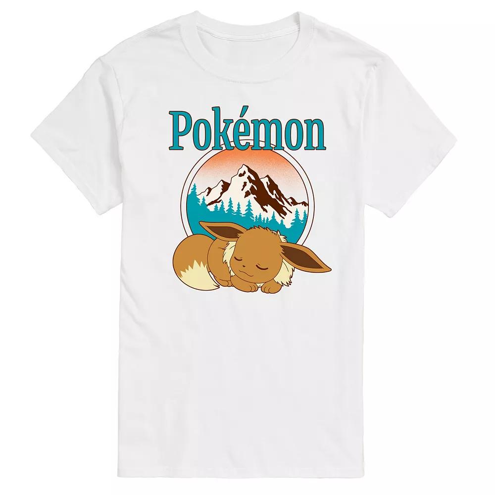 Big & Tall Pokemon Eevee Retro Mountain Graphic Tee, Men's,  Product Image