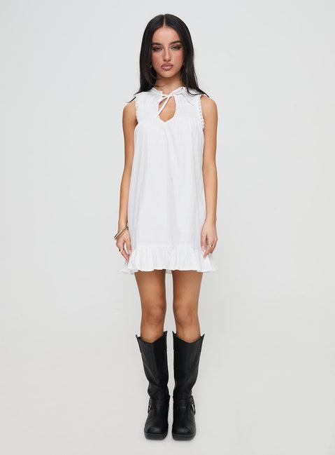 Lalita Mini Dress White Product Image