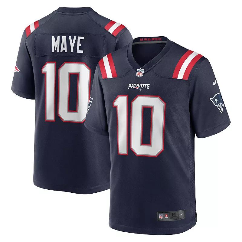 Drake Maye New England Patriots Nike Mens NFL Game Jersey | 67NMNPGH8KF-XZ7 Product Image